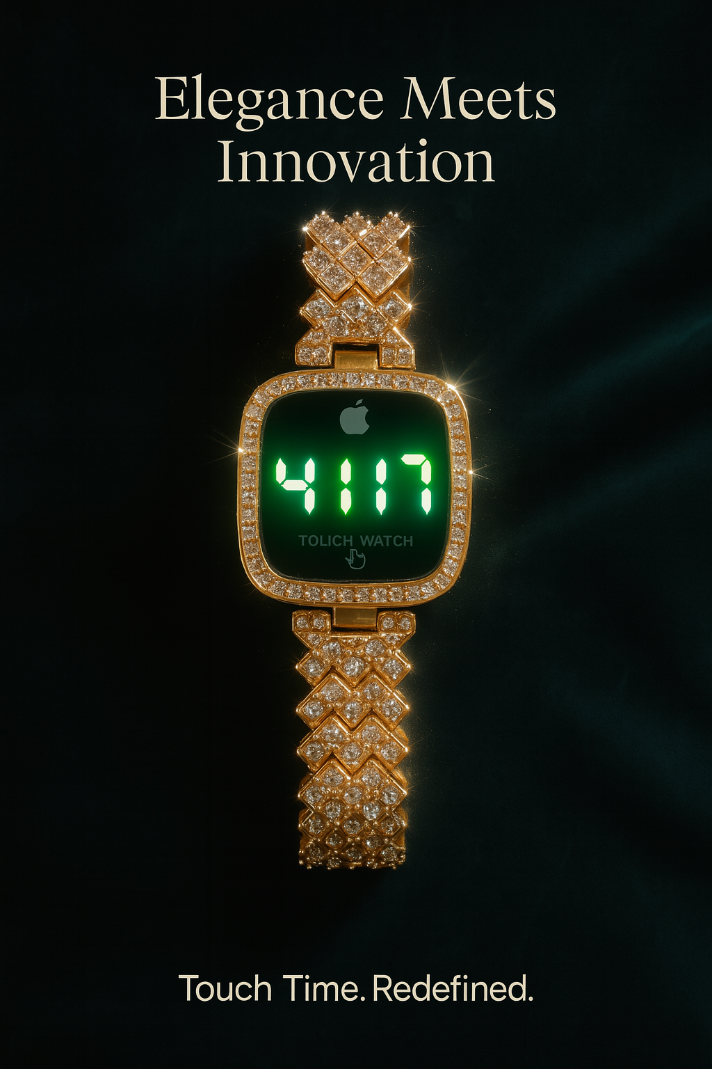 LED Touch Screen Watch – Waterproof Digital Stylish Wristwatch