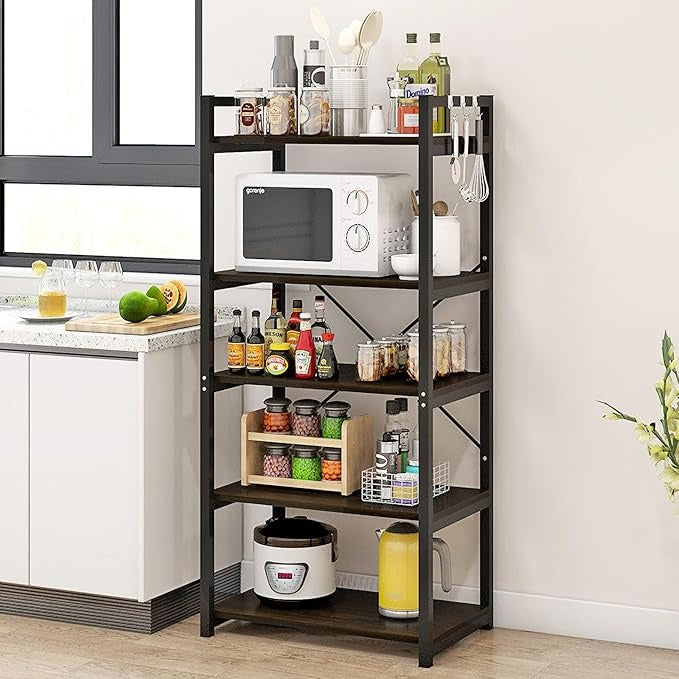 Large Kitchen Storage Rack | Multi-Layer Microwave Stand