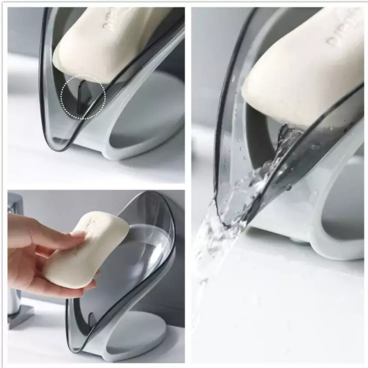 Leaf Shape Soap Stand Self-Adhesive Holder
