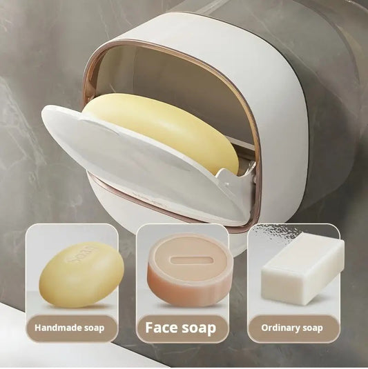 Luxury Wall Mounted Two Layer Soap Holder Box