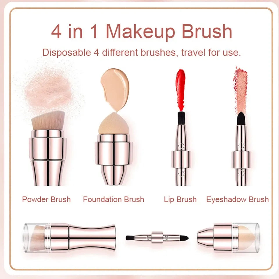 Max Factor 4 In 1 Travel Makeup Brush Set