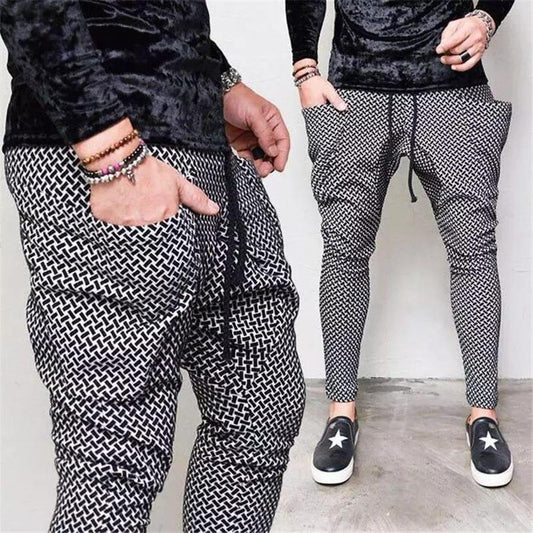 Men's Printed Tracksuit T-Shirt & Trouser Set – Summer Collection