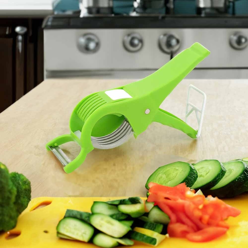 Multi Veg Cutter 5 Blade | Fast Vegetable & Fruit Slicer Tool
