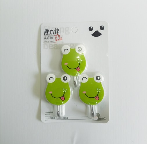 Pack of 3 Cartoon Wall Hooks – Waterproof, Heavy Duty, No-Drill