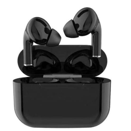 Premium Black Wireless AirPods Replica – Superior Sound & Style