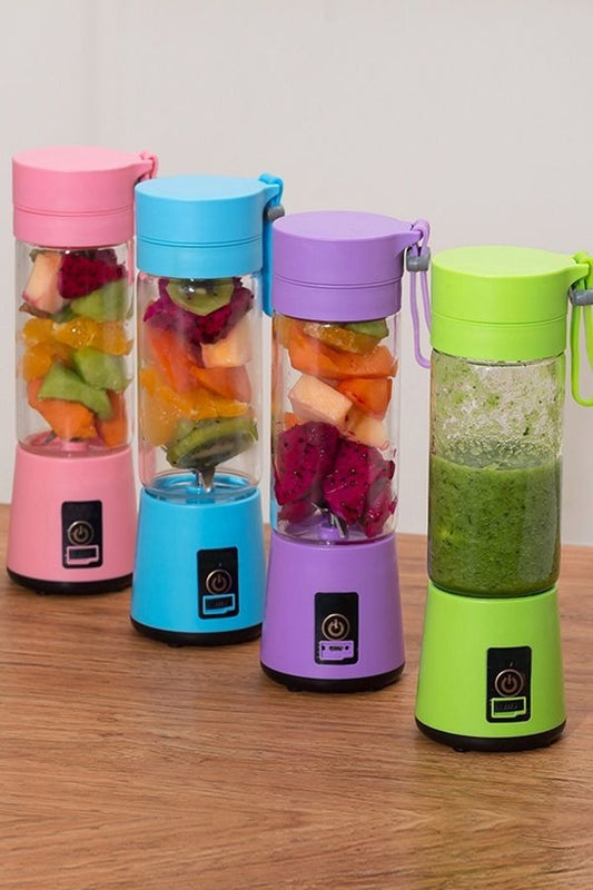 Rechargeable Mini Juicer Blender 6 Blades | 380ml Portable Cup