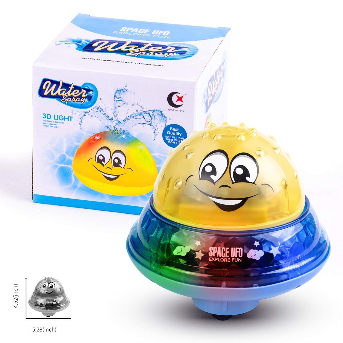 Refasy Kids Bath Toy | Automatic Water Spray Bathtub Ball