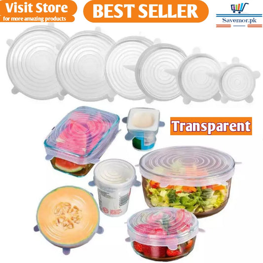 Reusable Silicone Lid Covers – Kitchen & Food Storage Organizer