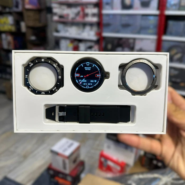 SK 22 Smartwatch for Men & Boys | 2 Straps & AMOLED Display