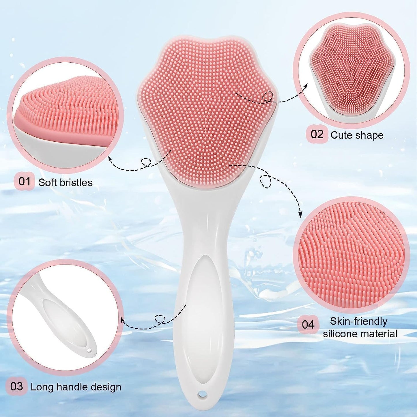 Silicone Face Scrubber Brush – Deep Cleansing & Exfoliating