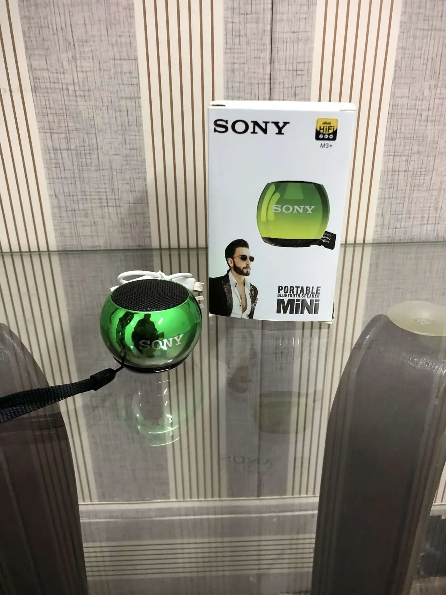 Sony Mini Bluetooth Speaker with Memory Card – Portable & Rechargeable
