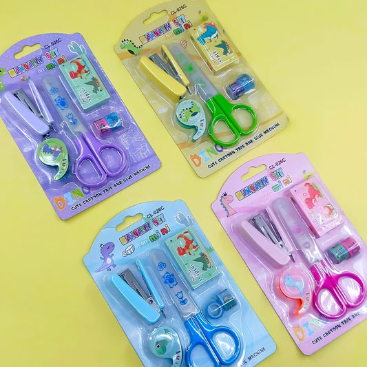 Space-Themed 6-Piece Stationery Set – Desk Organizer Kit