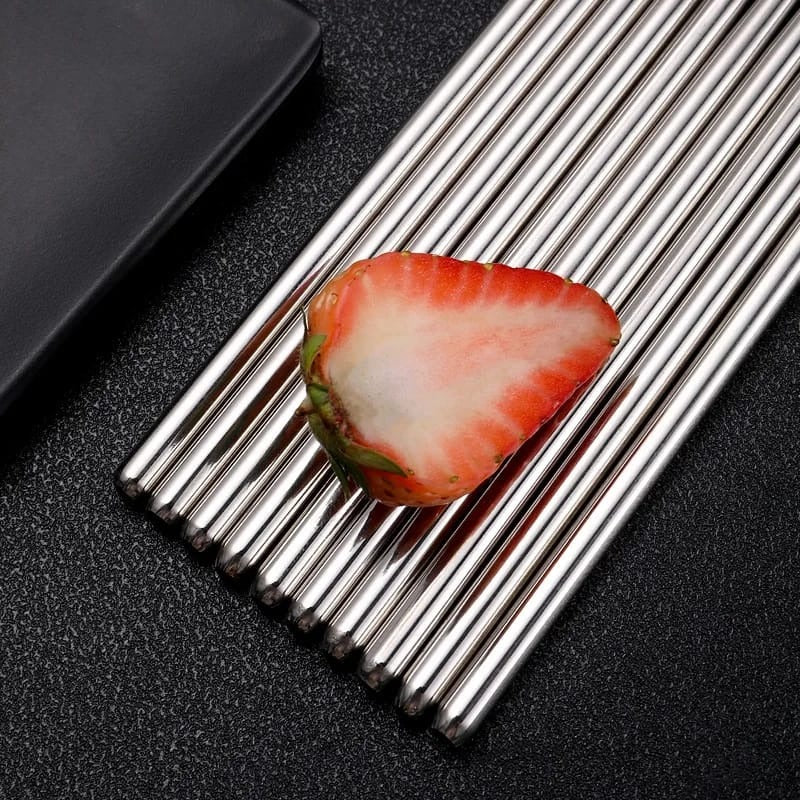 Stainless Steel Chopsticks Sushi Noodles High Quality Cutlery