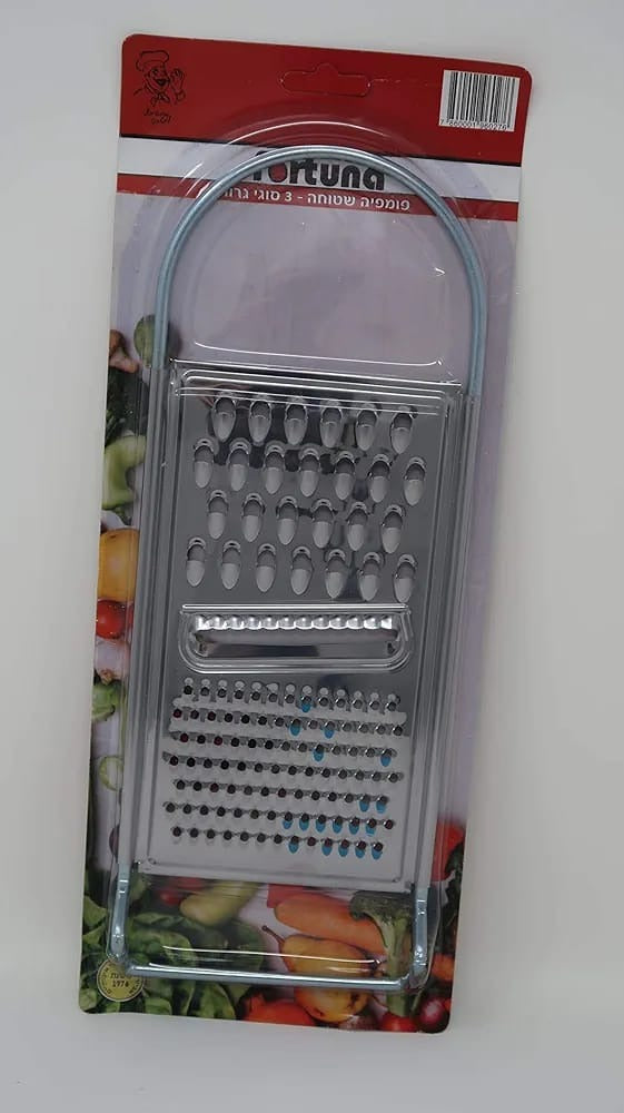 Stainless Steel Flat Grater – Sharp, Durable & Easy to Clean