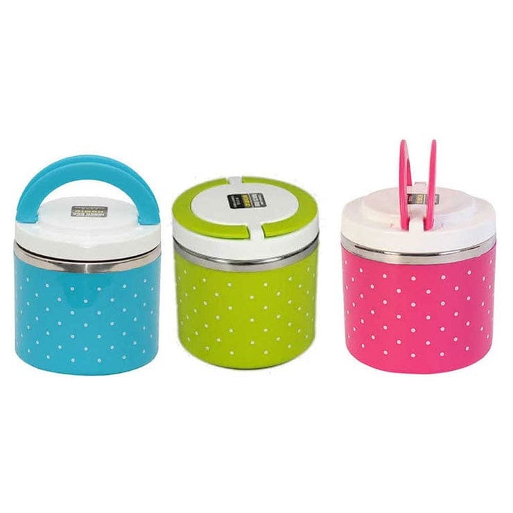 Stainless Steel Lunch Box for Kids & Adults – Random Color
