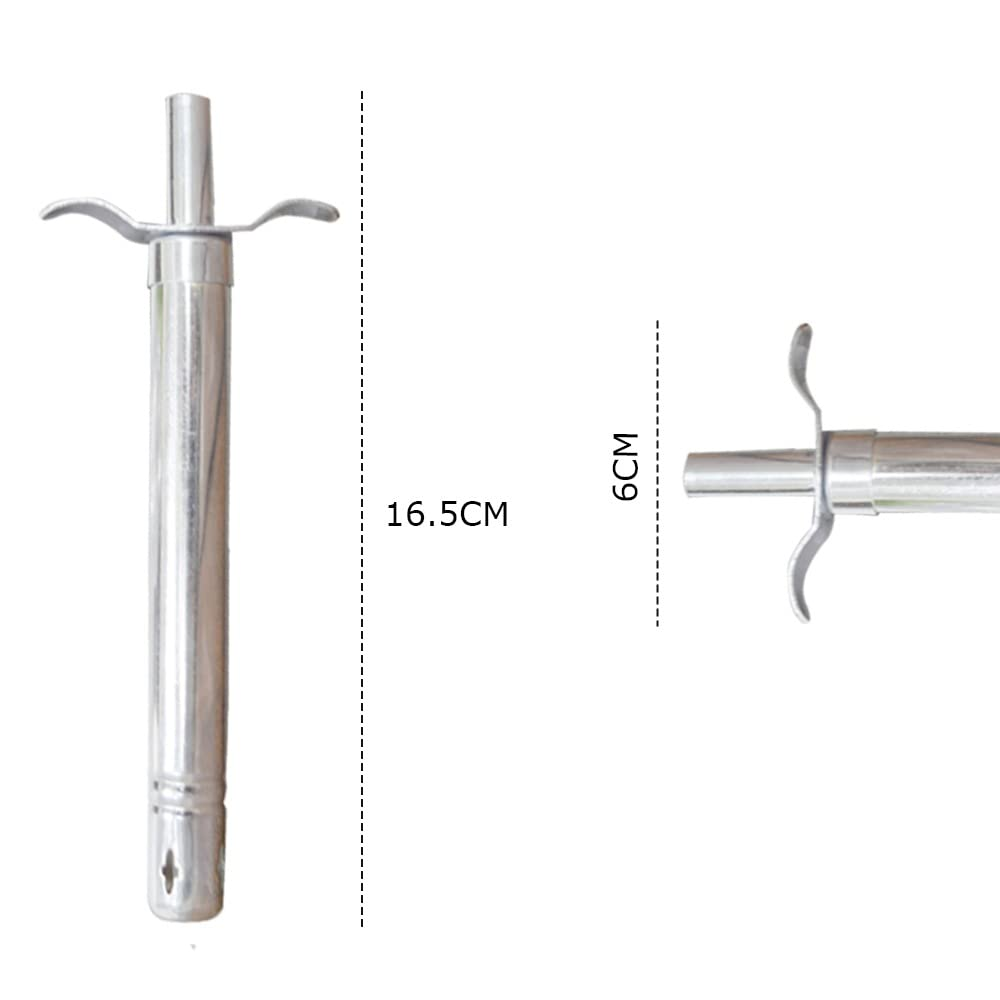Stainless Steel Refillable Kitchen Stove Lighter with Free Refiller