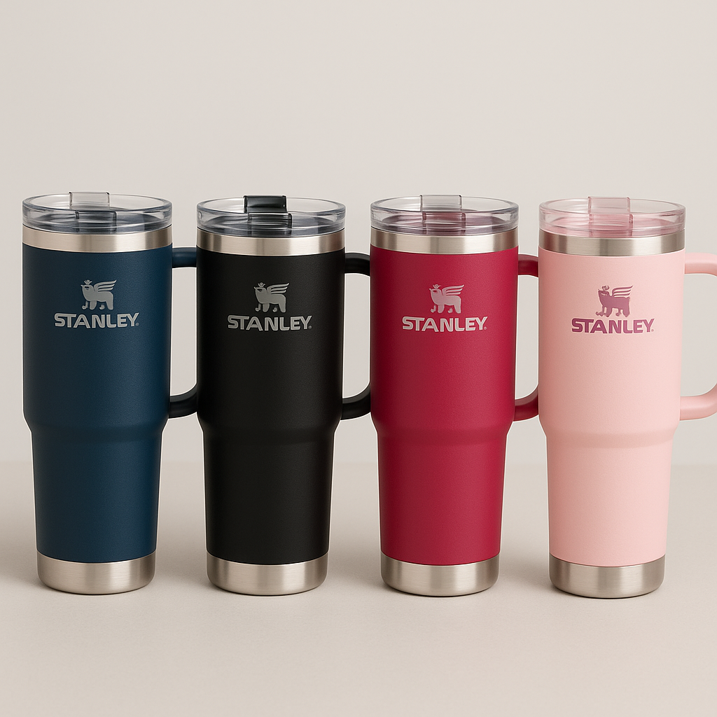 Stanley 40 Oz Stainless Steel Vacuum Tumbler With Straw
