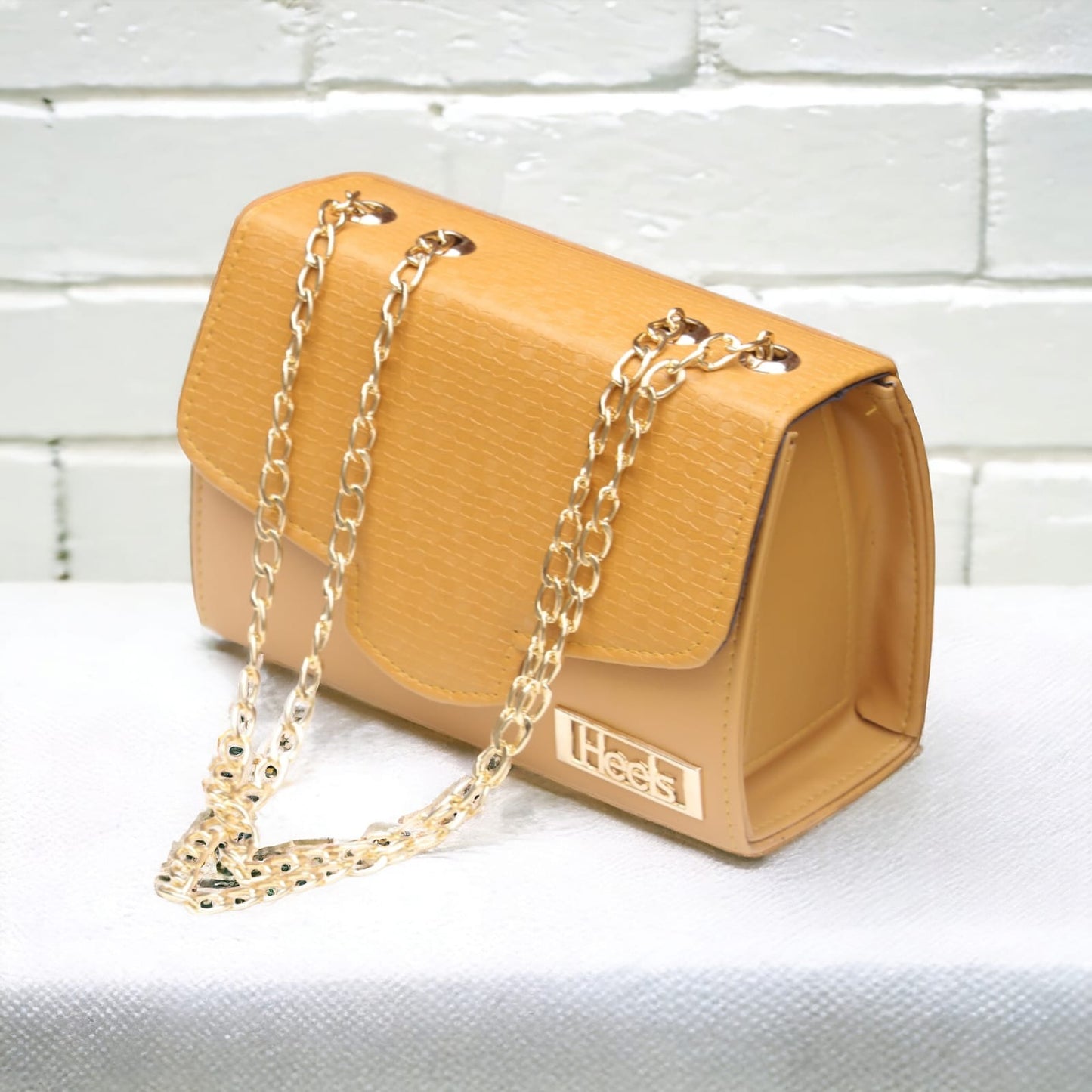 Stylish Hand Bag with Top Handle & Long Strap – Black