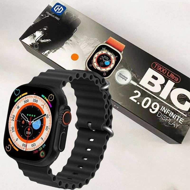 T900 Ultra Smart Watch Bluetooth Call – Black