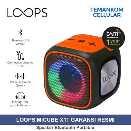 T&G X-911 Portable Bluetooth Speaker with LED Lights & Bass