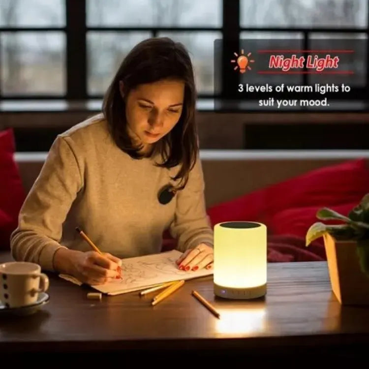 Touch Lamp Bluetooth Speaker | Color Changing Night Light
