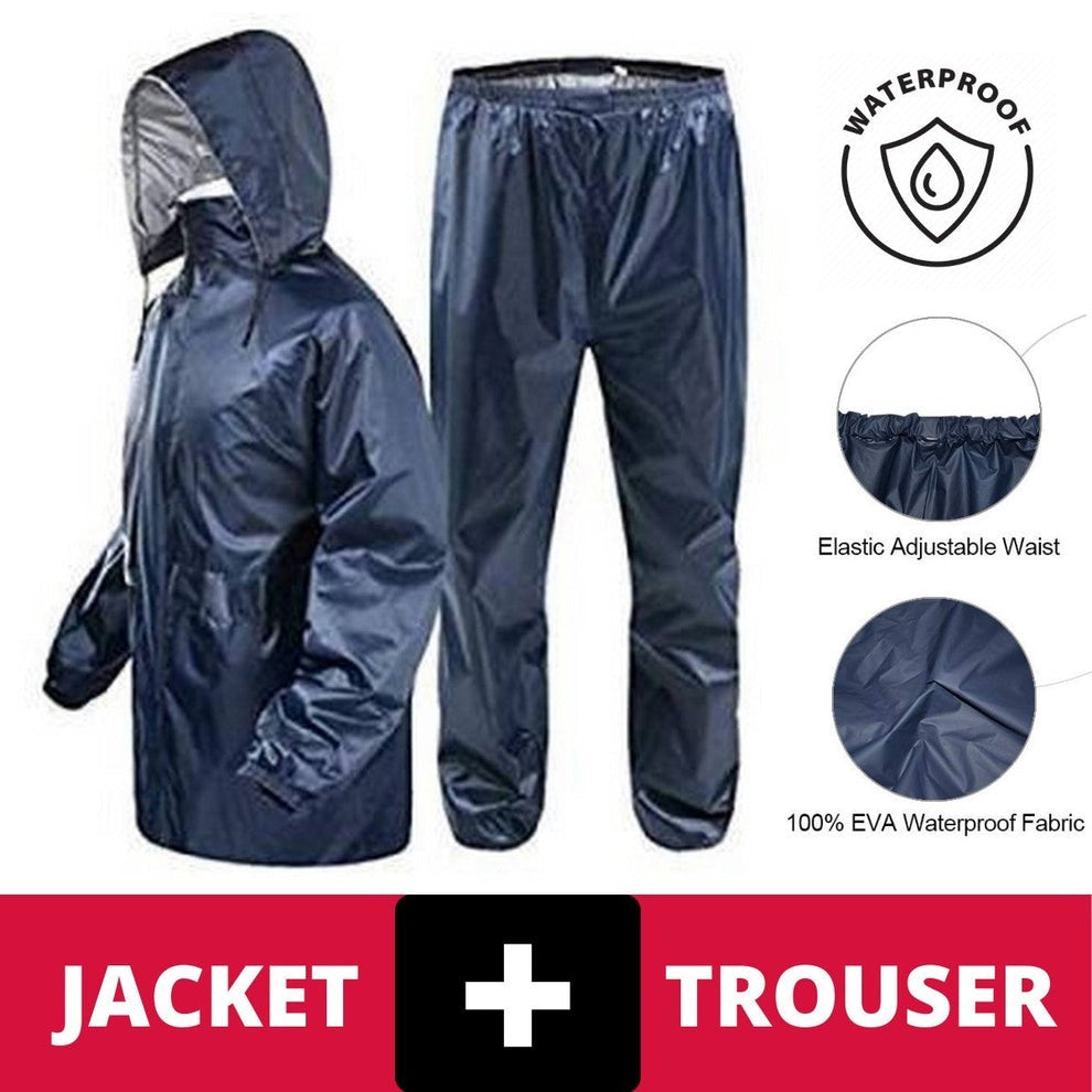 Ultimate Rain Protection: Waterproof Jacket & Pant Set