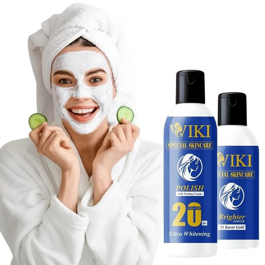 VIKI 2-in-1 Brighter Skincare Polish with Peeling Cream