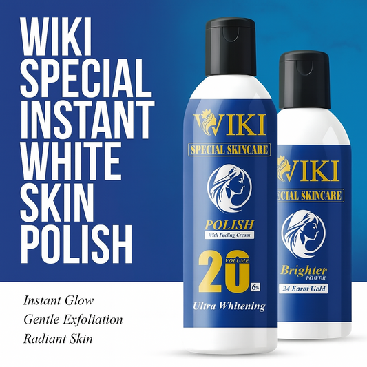 VIKI 2-in-1 Brighter Skincare Polish with Peeling Cream