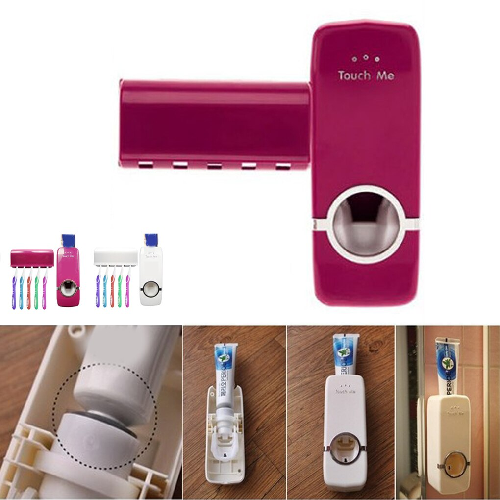 Wall-Mounted Toothbrush & Toothpaste Holder Set