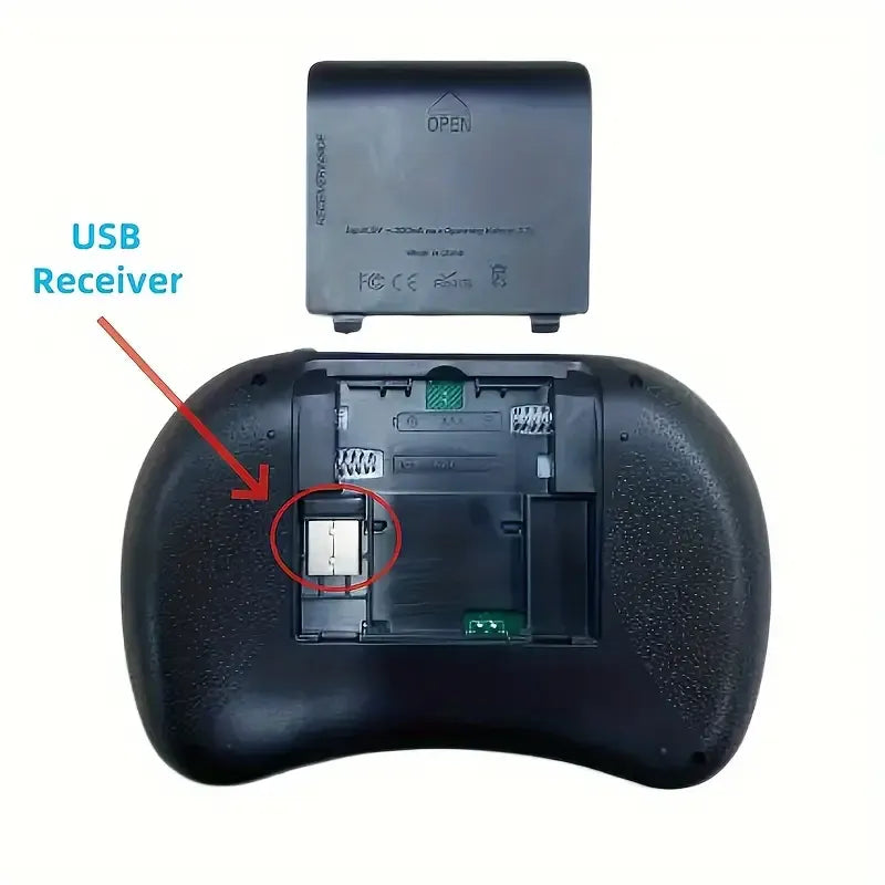 i8 Mini Wireless Keyboard with Touchpad & 7-Color Backlight