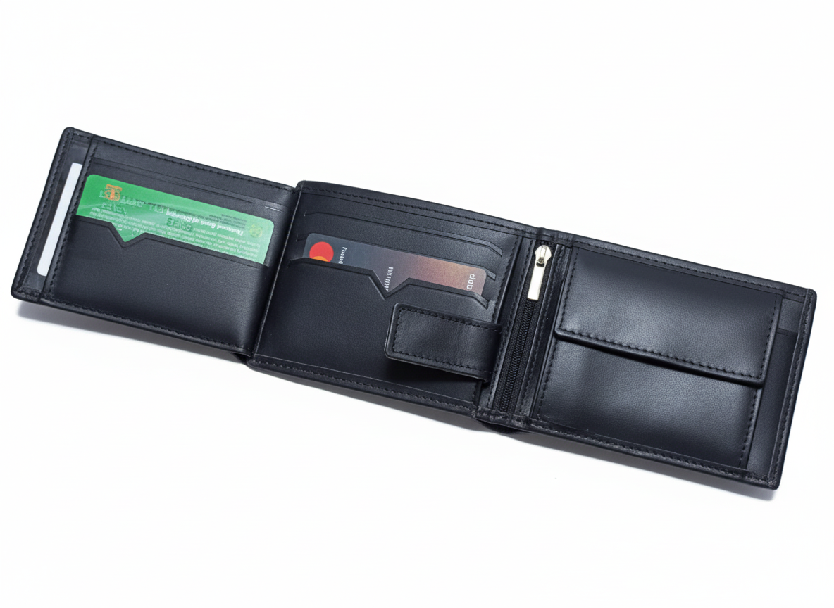 Original Cow Leather Handmade Men’s Wallet – Slim Bifold