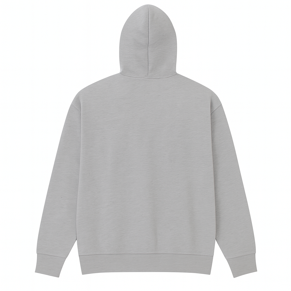 Grey Skull Printed Hoodie – Teens & Adults Premium Wear