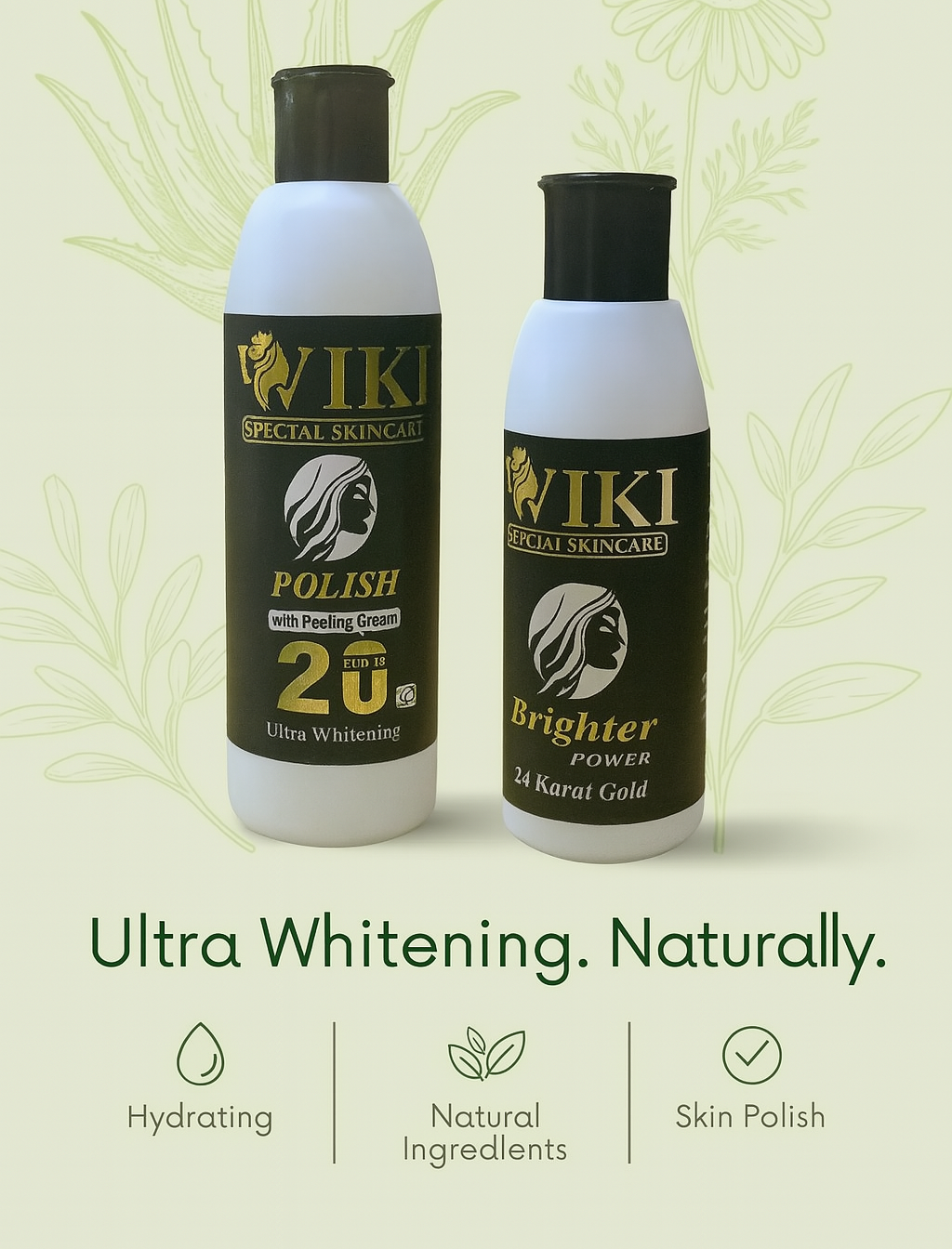 VIKI 24K Gold Peeling Cream – Ultra Whitening Skincare