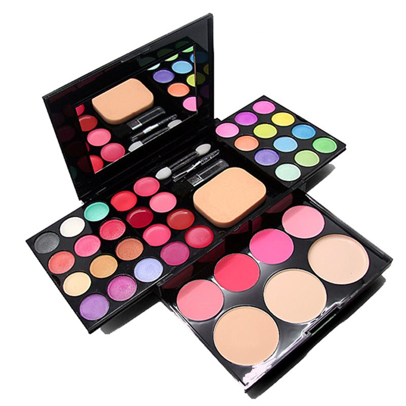 All In One Makeup Kit Box With Eyeshadow & Blush